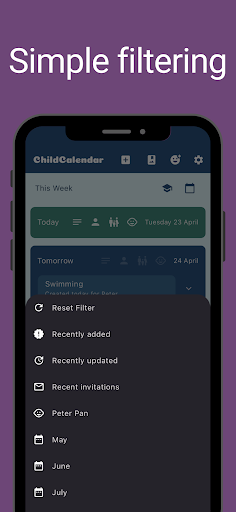 ChildCalendar Screen 2
