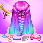 Cover Image of Download Braided Hair Salon MakeUp Game  APK