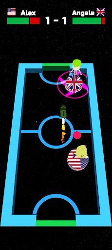 Android application Crazy Ball: War Space screenshort