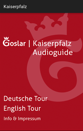 Android application Kaiserpfalz Goslar screenshort