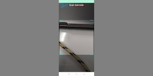 Android application BplusBarCodeScan screenshort