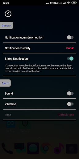 Notification Notes Screen 3
