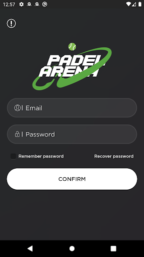 Android application Padel Arena Jo screenshort