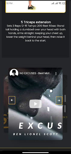 Athlete Club Screen 3