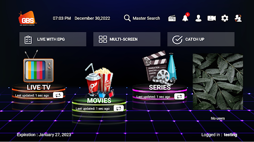 GBS TV Screen 3