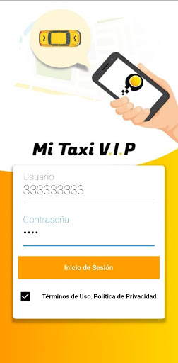 Android application Taxi VIP AYS - Conductores screenshort