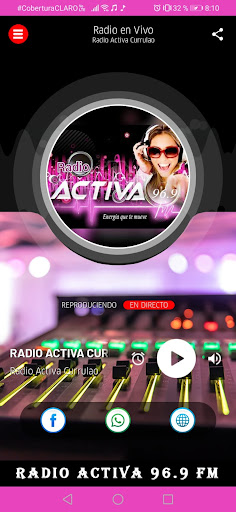 Android application Radio Activa Currulao screenshort
