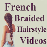 French Braided Hairstyle Steps icon