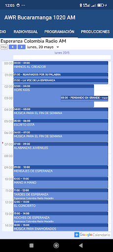 AWR Bucaramanga 1020 AM Screen 3