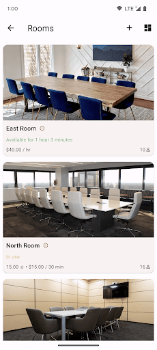 Android application Faces&Places screenshort