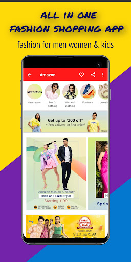 Android application All in One Shopping App 2024 screenshort