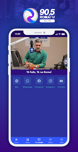 Rádio Roma FM - Belém Screen 3