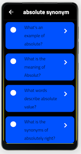 absolute synonym Screen 2