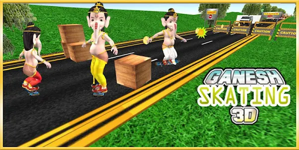 Ganesh Skating 3D