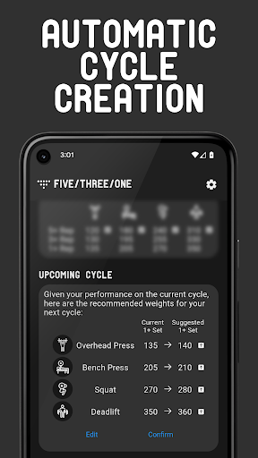 Screenshot of Five/Three/One - 531 Workouts
