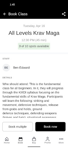 Krav Maga Defence Institute Screenshot 3 - AppWisp.com