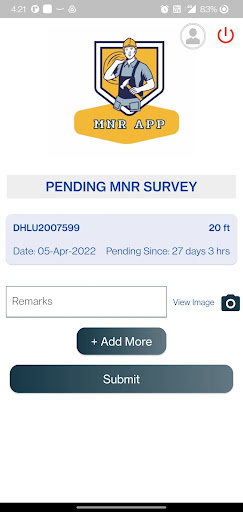 CMS - Maintenance And Repair Screen 3