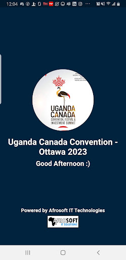 Android application Uganda Canada Convention screenshort
