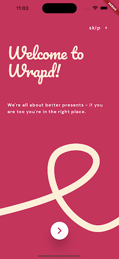 Android application Wrapd screenshort
