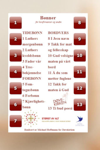 Bønner for konfirmanter og and Screen 2