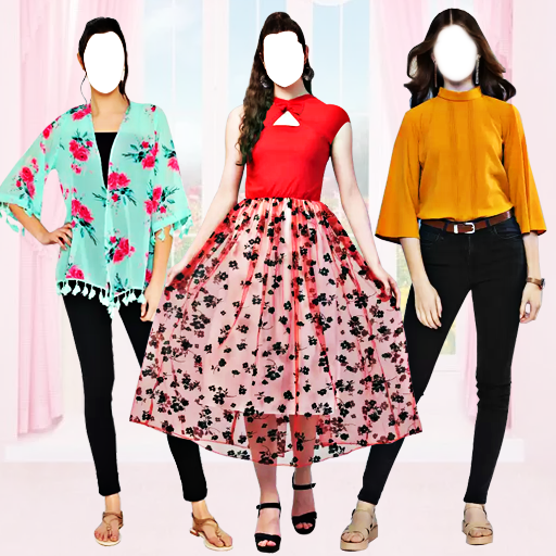 Dress change photo editor logo