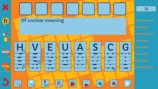Android application Uncrossed Words screenshort