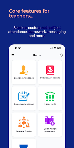 Android application Skoolmis screenshort