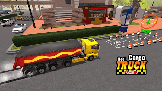 Real Cargo Truck Parking Game