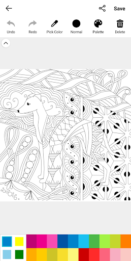 Cats and dogs Coloring Book Screen 2