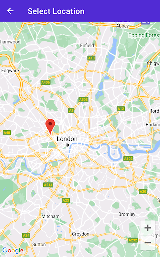 Wake Up! Location based alarm Screen 3