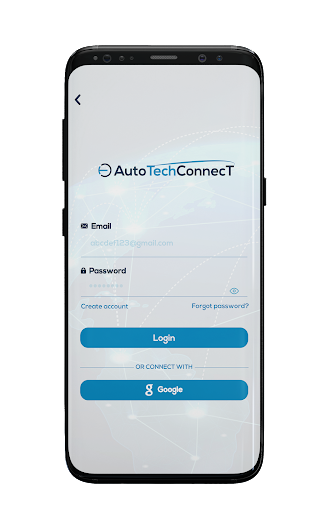 Android application Auto TechConnecT screenshort