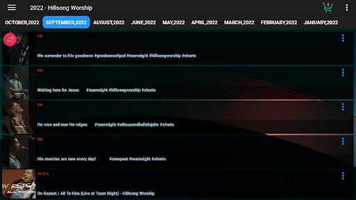Screenshot of HillSong Worship (Unofficial)