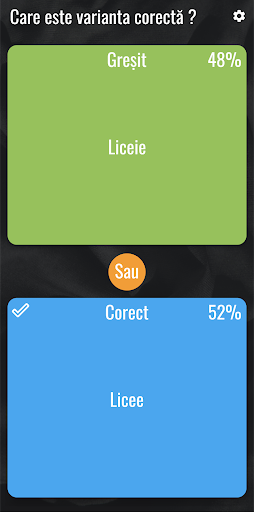 Scrie Corect Gramatical - Test Screen 2