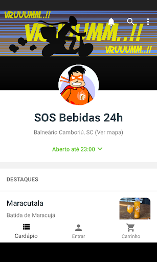 Android application SOS Bebidas 24h screenshort