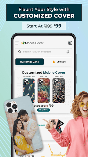 Android application 99 Mobile Cover & Custom Gifts screenshort