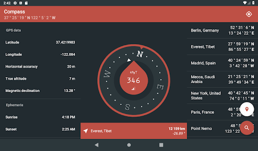 Compass MOD APK (Pro / Paid Unlocked) Download 9