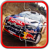 Rally Cars Jigsaw Puzzles Brain Games Kids FREE icon