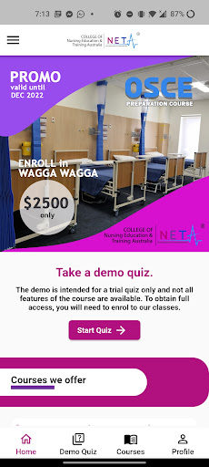 Android application NETA screenshort