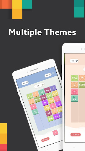 Screenshot of Doubles: Merge Number Blocks