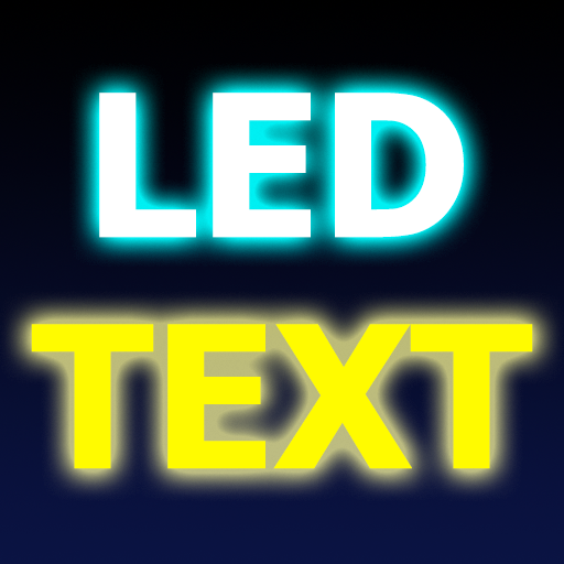 LED Text Effect logo