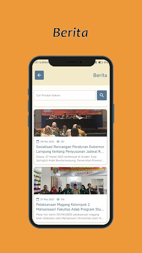 Android application JDIH Pemprov Lampung screenshort