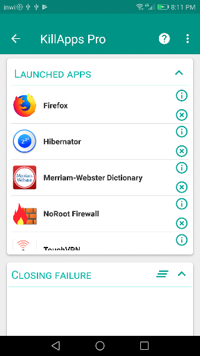 KillApps：关闭所有应用程序 screenshot 2