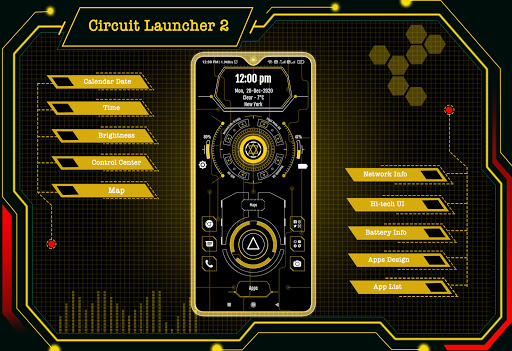 Android application Circuit Launcher 2 - App lock screenshort