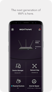 NETGEAR Nighthawk u2013 WiFi Router App Varies with device APK screenshots 1