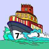 Ships Color by Number - Aquatic Vehicles Coloring icon