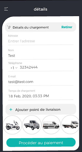 Wassit Client Screen 3