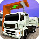 Truck Transport Raw Material icon