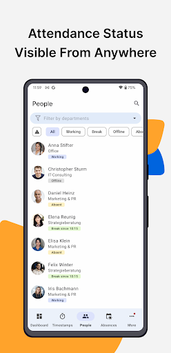 TimeTac - Work Hours Tracker Screen 3