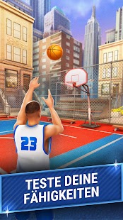 Shooting Hoops Basketballspiel Bildschirmfoto