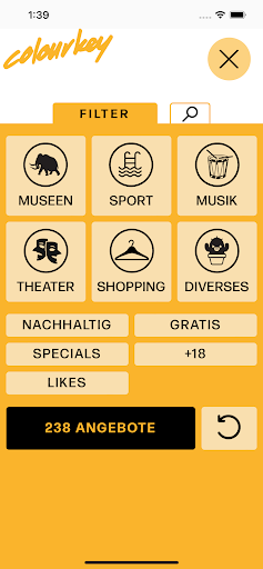 Android application colourkey screenshort